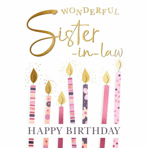 Picture of WONDEFUL SISTER IN LAW BIRTHDAY CARD